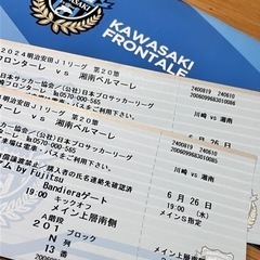 お値下げ＊6/26開催明治安田J1 川崎フロンターレvs湘南ベル...