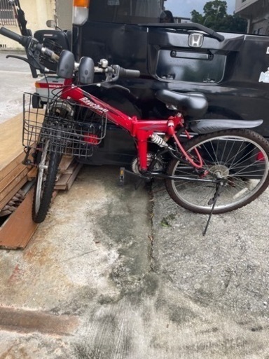 26インチ　自転車 折りたたみ自転車ギアー付き