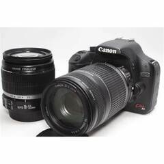 お譲り致します！Ｃanon一眼レフ・ＥＯＳーＫｉｓｓ5　ブラックボデー！Ｗズームセット・付属品完備です。の画像