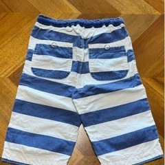 F.O.KIDS ボーダー柄ハーフパンツ 100cmの画像