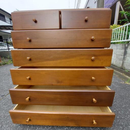 5-10万円目安のポプラ天然木タンス家具