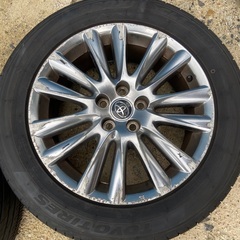タイヤ・ホイール　235/55R18 ハリアー純正の画像