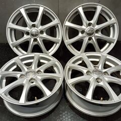 BS BRIDGESTONE ENERSY LINE エナジーライン 14インチ 4本 4.5J4HPCD100+40 MRワゴン ルークス モコ等　(VHX112)