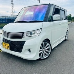 カスタム多数　スズキ　パレットSW 車高調　Bluetooth ...