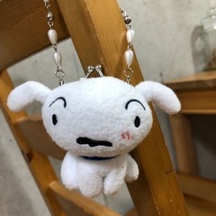 愛らしいクレヨンしんちゃんのシロのがま口