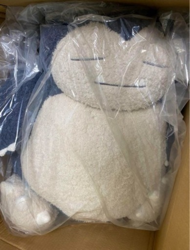 新品未使用 カビゴン　クッション　ジェラートピケ ぬいぐるみ