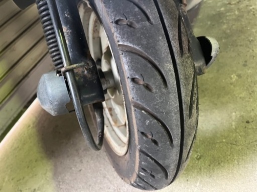【売約済】実働 ホンダ AF51 タクト 原付 バイク スクーター ディスクブレーキ搭載 ワイドリアキャリア付き