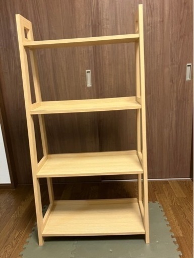 【中古】　4段シェルフ　棚