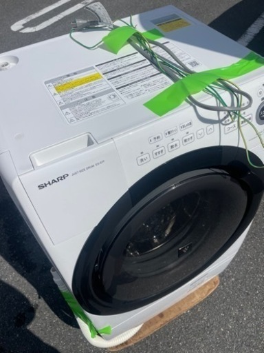【美品】2021年製　SHARP ドラム式洗濯乾燥機