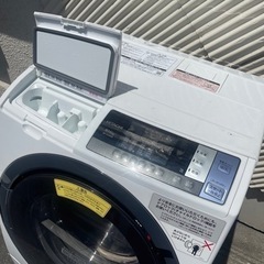 ドラム式洗濯乾燥機　ドラム式洗濯機　BD-SG100BL 10kg/6kg　日立　2017年製造　ジャンク品　家電 生活家電 洗濯機の画像