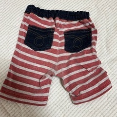 アメリカン風 キッズハーフパンツ 80サイズの画像