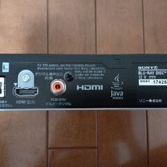 SONY  DVD・ブルーレイプレイヤー  BDP-S1500の画像