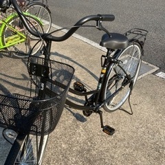 自転車 ママチャリの画像