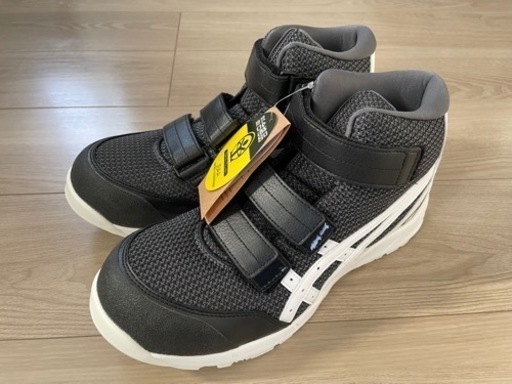新品作業靴　アシックス