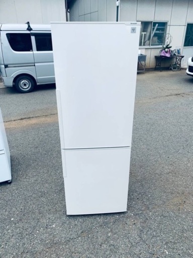 送料無料　シャープノンフロン冷凍冷蔵庫 SJ-PD27B-W
