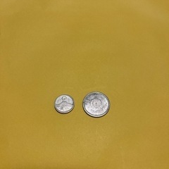 菊10銭アルミ貨 昭和15年（1940） 富士山1銭アルミ貨 昭和16年(1941) 美品の画像