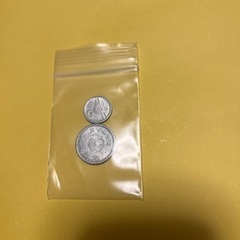 菊10銭アルミ貨 昭和15年（1940） 富士山1銭アルミ貨 昭和16年(1941) 美品の画像