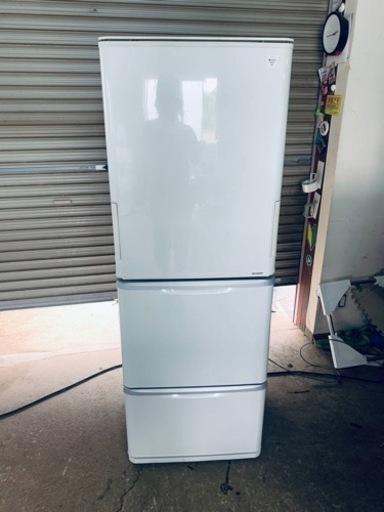 シャープ　ノンフロン冷凍冷蔵庫　SJ-PW35Y-W