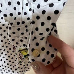 服/ファッション シャツ ドット柄　シャツ
の画像