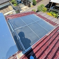 コロナ　太陽熱温水器　ジャンク品　要撤去の画像