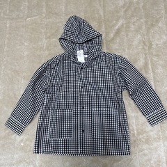 新品チェック柄シャツフードブルゾン☆Mサイズ
