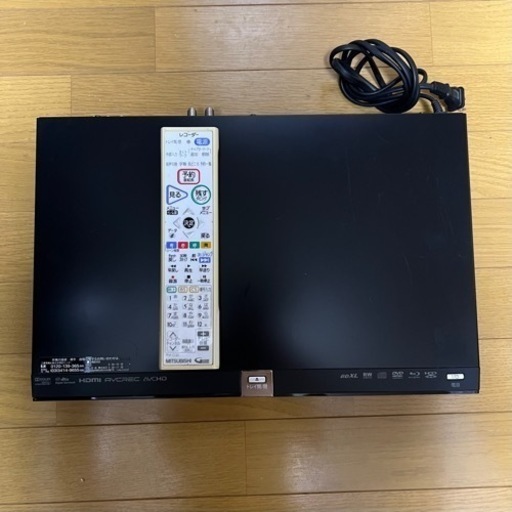 テレビ&ブルーレイレコーダー(2番組同時録画可能)