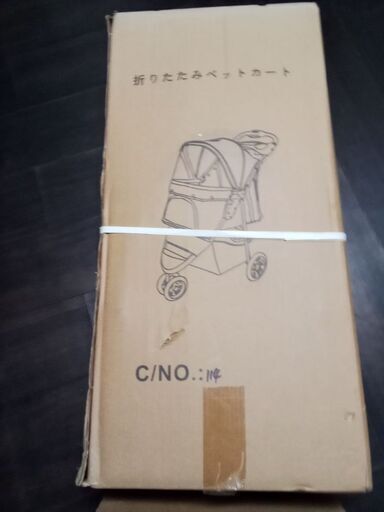 今月20日迄！ペットカート　新品未使用　1台1200円　途中まで組み立て済み　赤1台