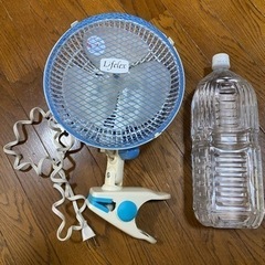 クリップ付き扇風機
