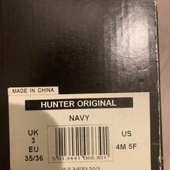 ハンター Hunter レインブーツ の画像