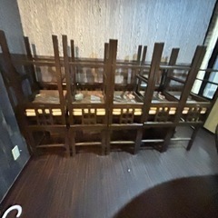 至急！引き取り希望飲食店カウンター椅子10脚