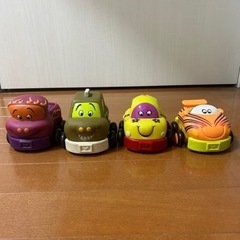 プルバック式ミニカー　4点セット
