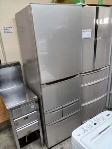 アース万代店　123B 東芝 大型冷蔵庫 400L以上 5ドア　製氷機難あり
