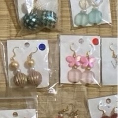 ハンドメイド品 ピアス夏休みセールの画像