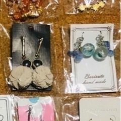 ハンドメイド品 旧作ピアス在庫整理中の画像