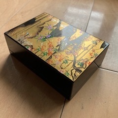 【外国の方への贈り物に】漆塗りの小物入れの画像