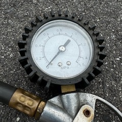 エアプレッシャーゲージ behaus T-325 新潟精機 エアーゲージ 空気入れ タイヤ交換の画像