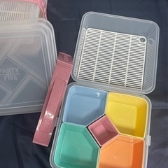 ピクニックや運動会で活躍しそうな弁当箱×2セット