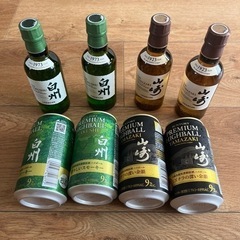 山崎 ☆ 白州 ☆ 180ml ミニボトル 各2本 ☆ ハイボー...