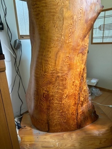 一枚板 天然木 衝立 家具 骨董