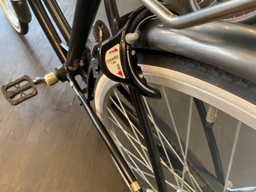 26インチ　自転車　黒 
