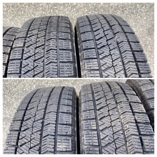 軽自動車 スタッドレス ブリザック ラパン 155/65R13 スズキ 純正 アルミホイール