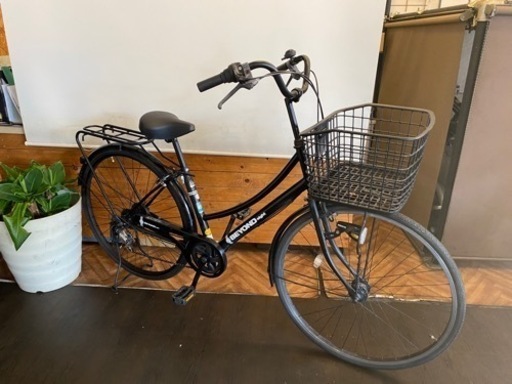 【LEDオートライト】27インチ6速　自転車