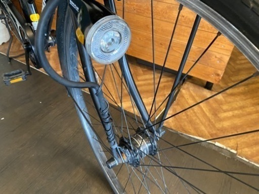 【LEDオートライト】27インチ6速　自転車