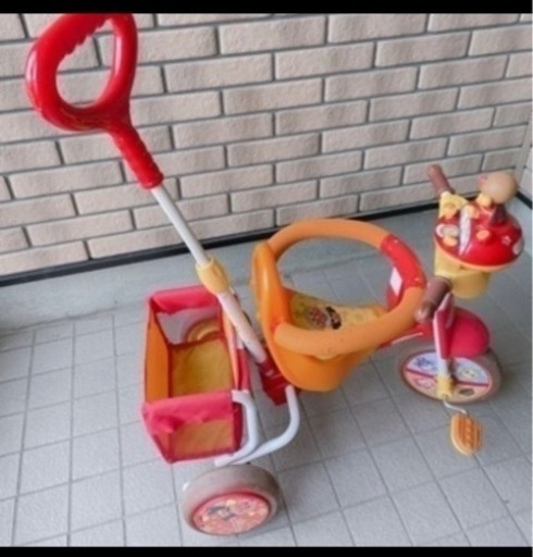 アンパンマン★三輪車★補助付
