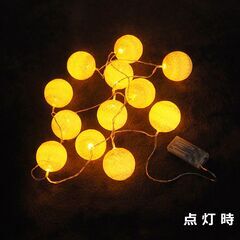 LEDコットンボールライト(電池付属)を値下げしました！！の画像