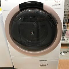 ドラム式洗濯機 7.0kg シャープ ES-S7G-NL 2022年製 W(幅)64×D(奥行き)60×H(高さ)103.4cm ※クリーニング済み