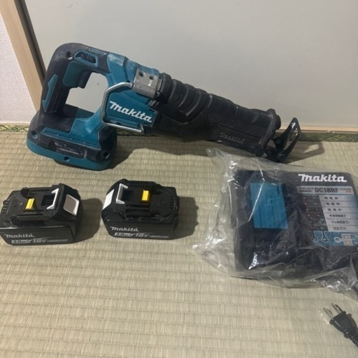 マキタ　　セーパーソー　レシプロ　ダブルバッテリー　ケース以外のフルセット