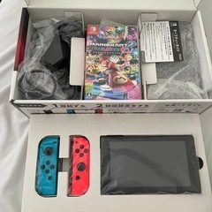 ポケモン2種、マリカ、マリパ付き、Switch本体の画像