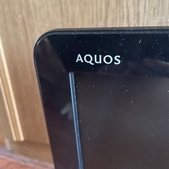 液晶テレビ　シャープ　アクオス19の画像