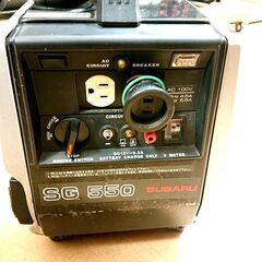 SUBARU 発電機 SG550 単相100v ガソリン 　/8Jの画像